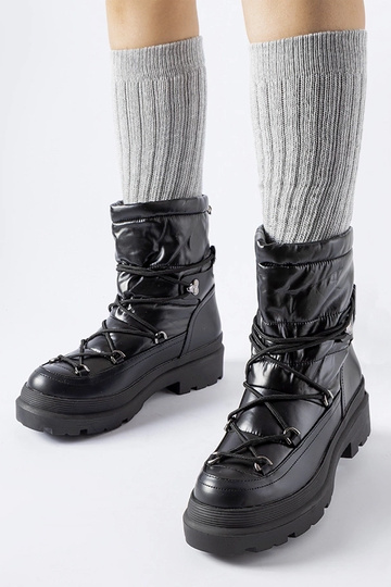 Bottes de neige à revers...