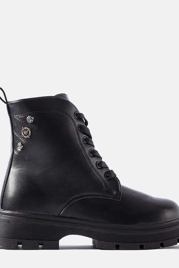 Bottines matelassées grises...