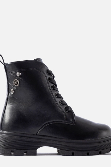 Bottines matelassées grises... 2