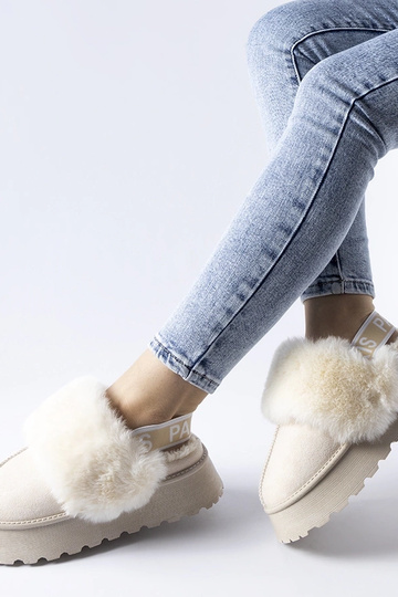 Chaussons isolants beige... 2