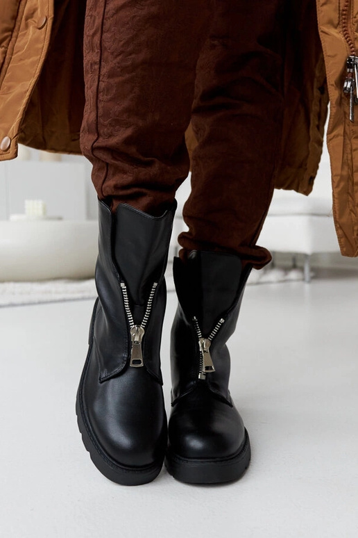 Bottines zippées isolées noires Oakdale