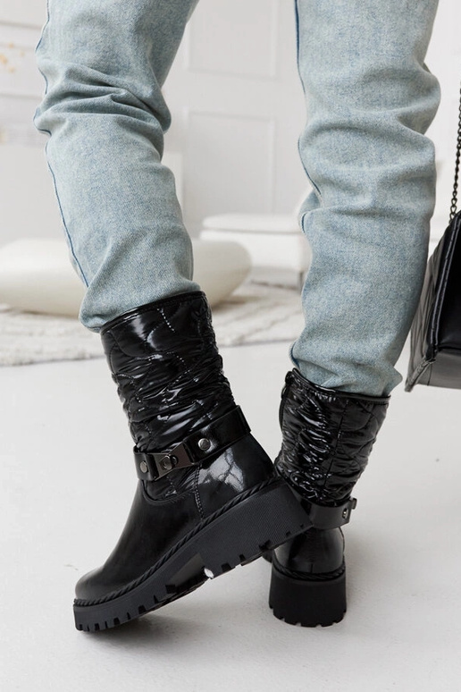 Lido chaussures noires laquées avec...