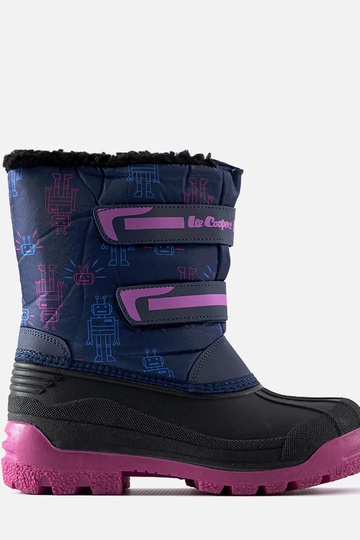 Bottes de neige Lee Cooper bleu marine LCJ-23-44-2007K