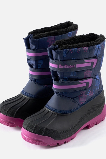 Bottes de neige Lee Cooper bleu marine LCJ-23-44-2007K 2