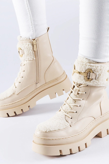 Highland work boots beiges...