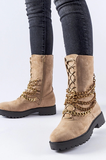 Bottines isolantes beiges... 2