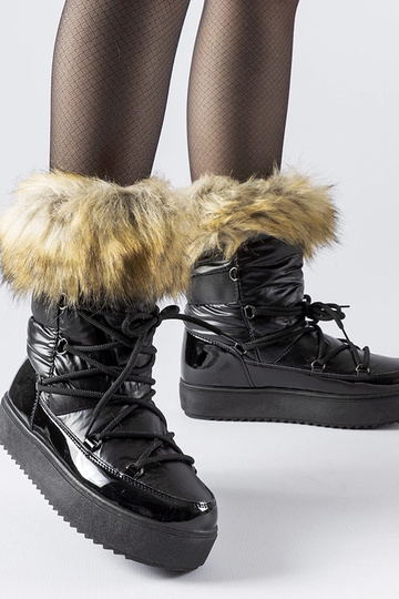 Bottines de neige isolées...