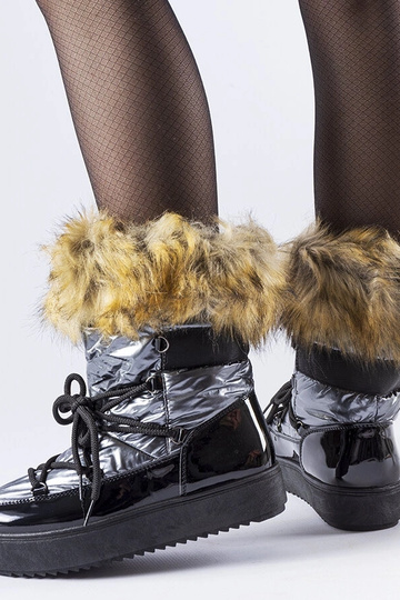 Bottines de neige isolées...