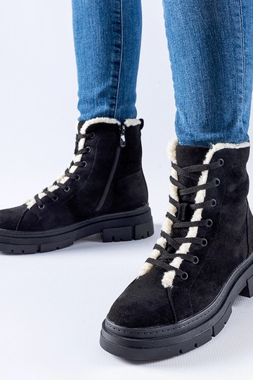 Bottes isolées noires en...
