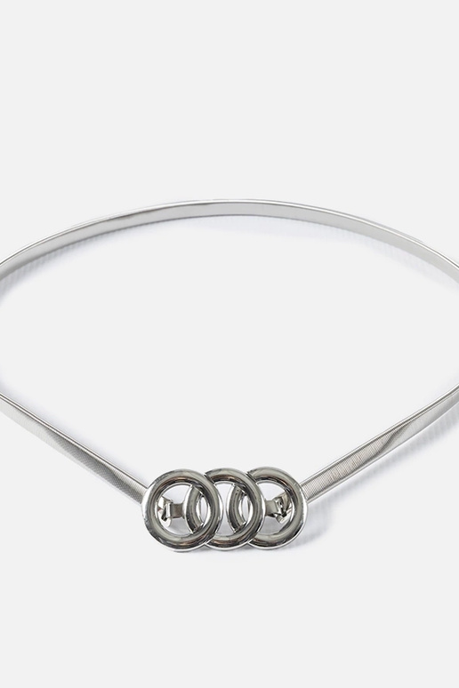 Ceinture élastique Bartolomeo argentée