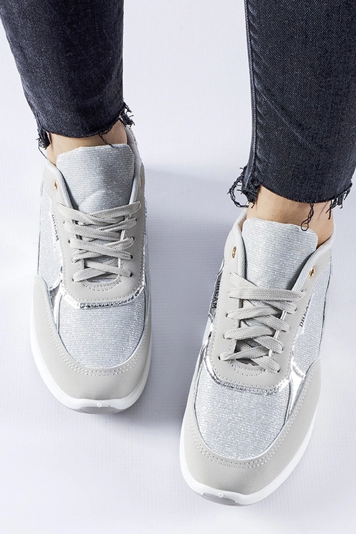Baskets à paillettes grises Roganzuolo