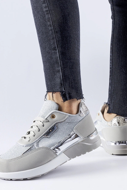 Baskets à paillettes grises Roganzuolo