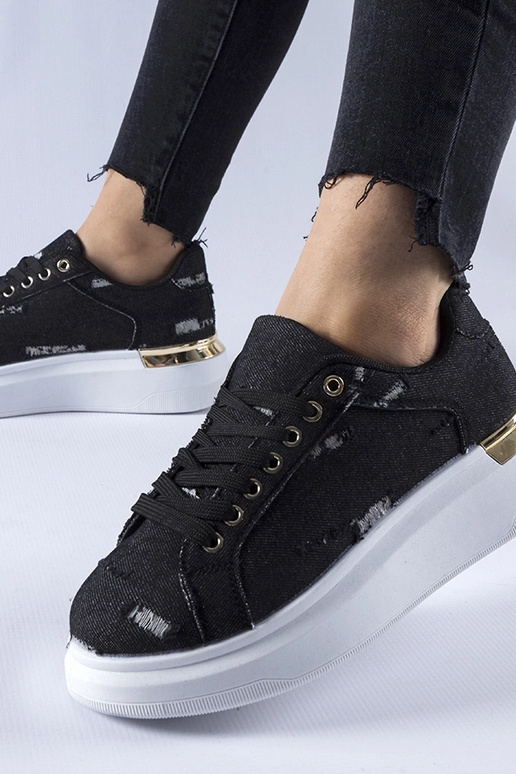 Baskets plateforme Ossona noires