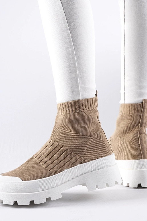 Baskets Varden marron avec tige...