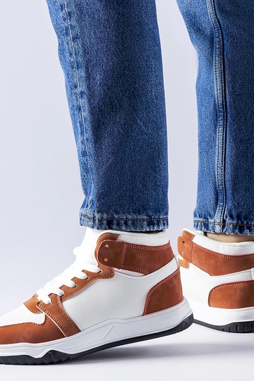 Bottines sneakers blanches... 2