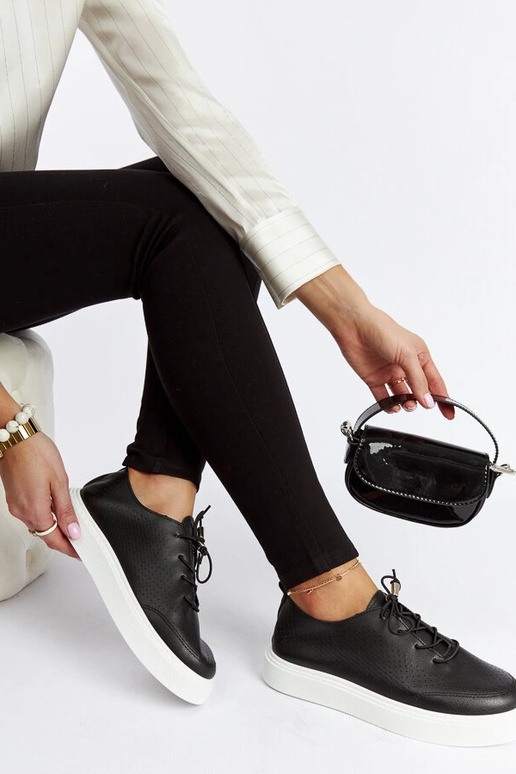 Baskets perforées noires Laytonville