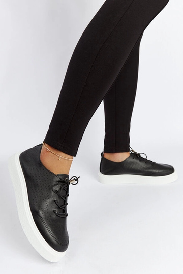 Baskets perforées noires Laytonville 2