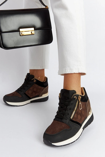 Bottines sneakers noires à... 2