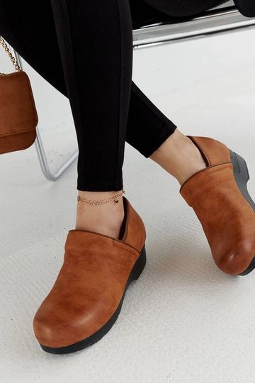 Chaussures à plateforme Montoro marron – Marron chaud