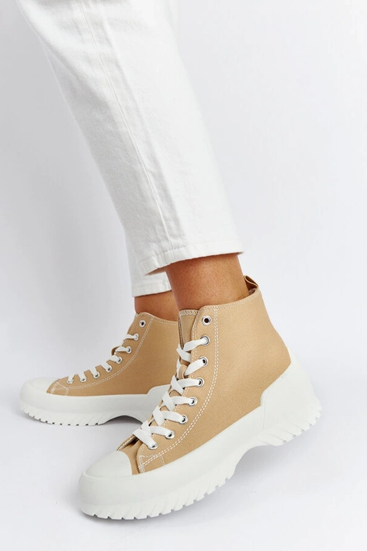 Baskets montantes Ronchis beiges Baskets montantes Ronchis beiges