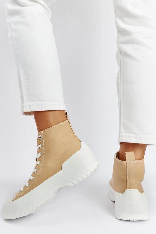 Baskets montantes Ronchis beiges Baskets montantes Ronchis beiges