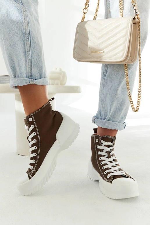 Baskets montantes Ronchis vertes Baskets montantes Ronchis vertes