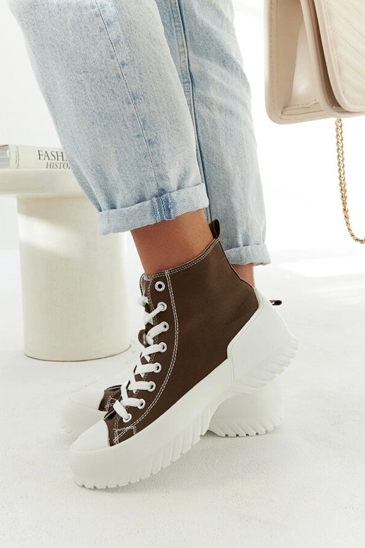 Baskets montantes Ronchis vertes Baskets montantes Ronchis vertes