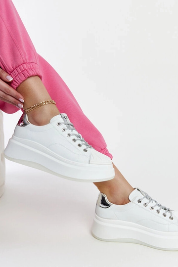 Baskets blanches à... 2