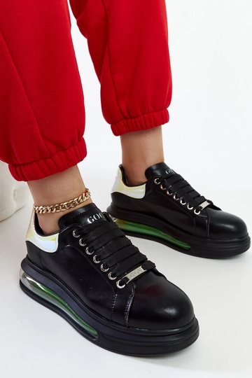 Baskets noires à plateforme... 2