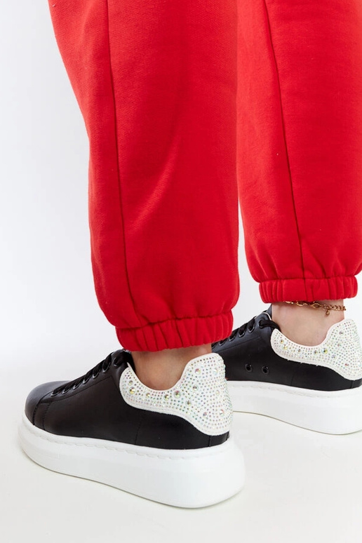 Baskets noires à plateforme GOE JJ2N4052