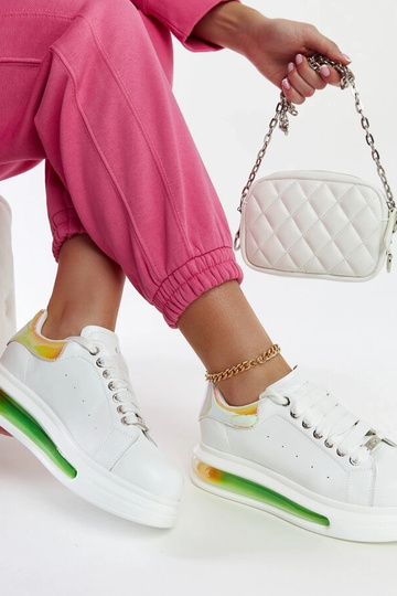 Baskets blanches à... 2