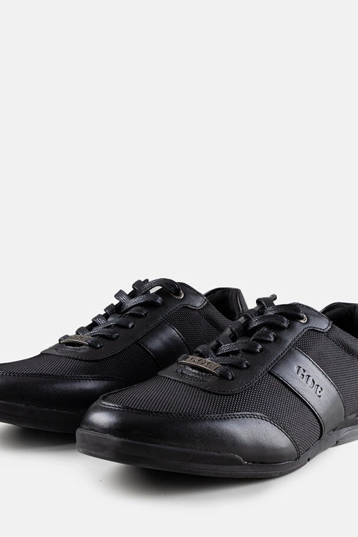 Bottines sneakers pour hommes noires... Bottines sneakers pour hommes noires...