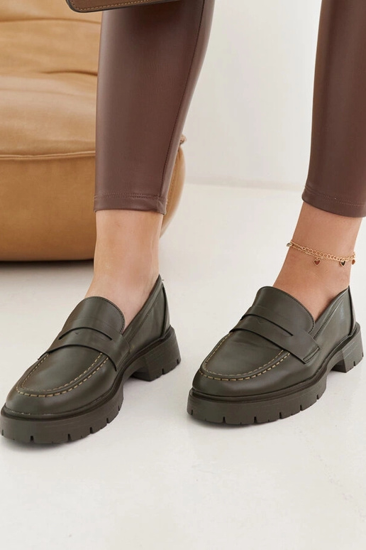 Mocassins verts Maybritt Mocassins verts Maybritt