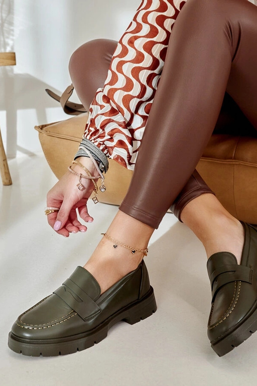 Mocassins verts Maybritt Mocassins verts Maybritt