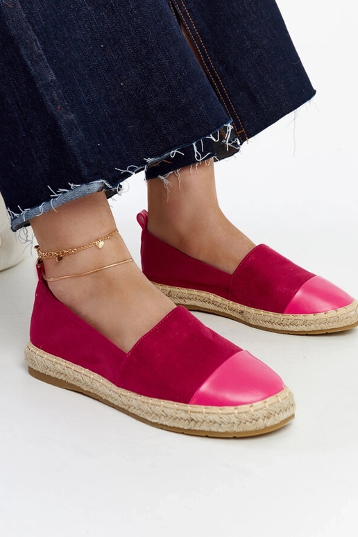 Espadrilles roses Carugo