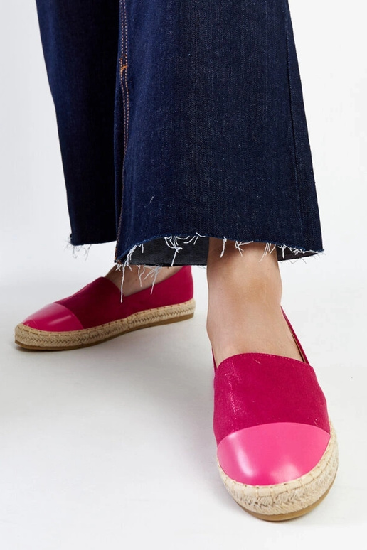 Espadrilles roses Carugo