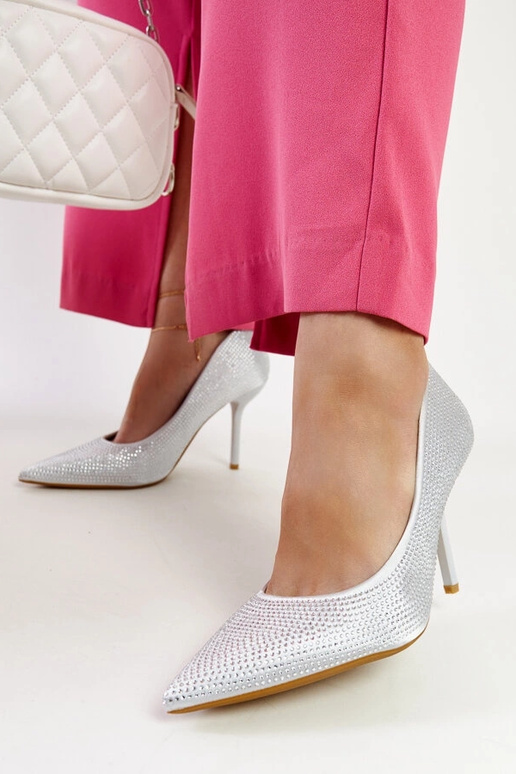 Escarpins à talons hauts Silver Liena