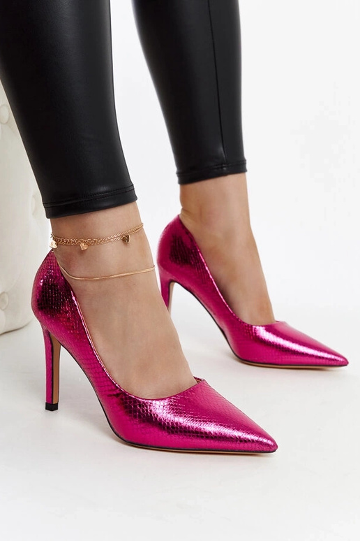 Escarpins Wines en cuir verni rose Escarpins Wines en cuir verni rose