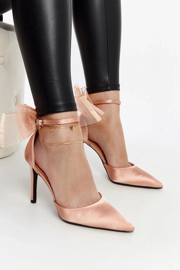 Escarpins à nœud rose clair par Ilaysa