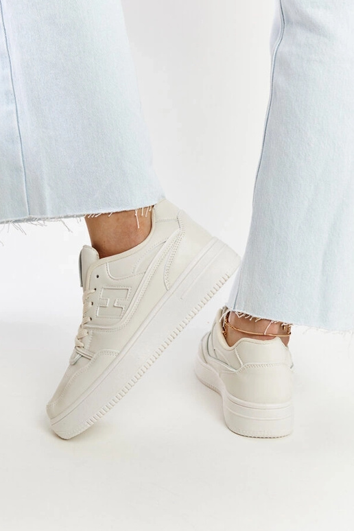 Baskets à plateforme beiges Mentha Baskets à plateforme beiges Mentha