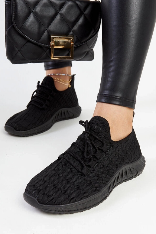 Baskets en tissu noires Milena Baskets en tissu noires Milena