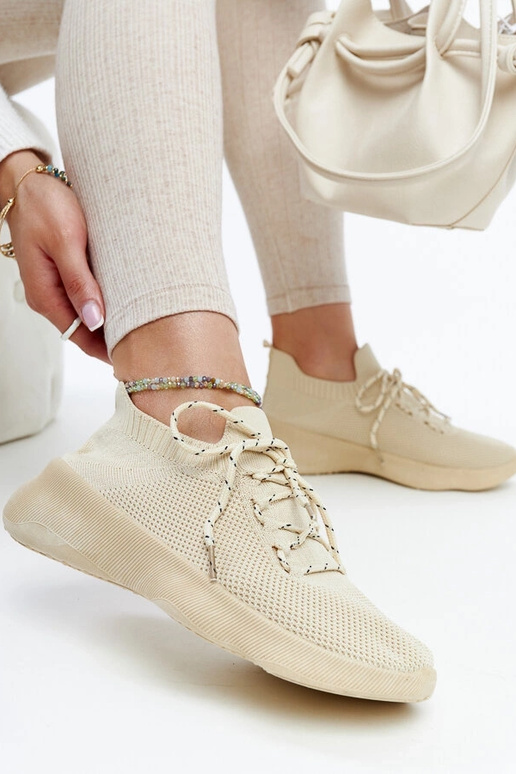 Baskets de sport Roshni beiges