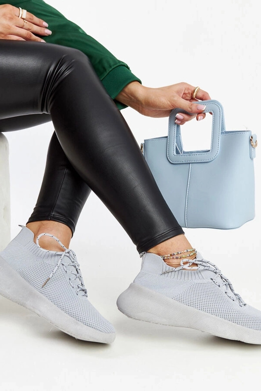 Baskets de sport grises Roshni