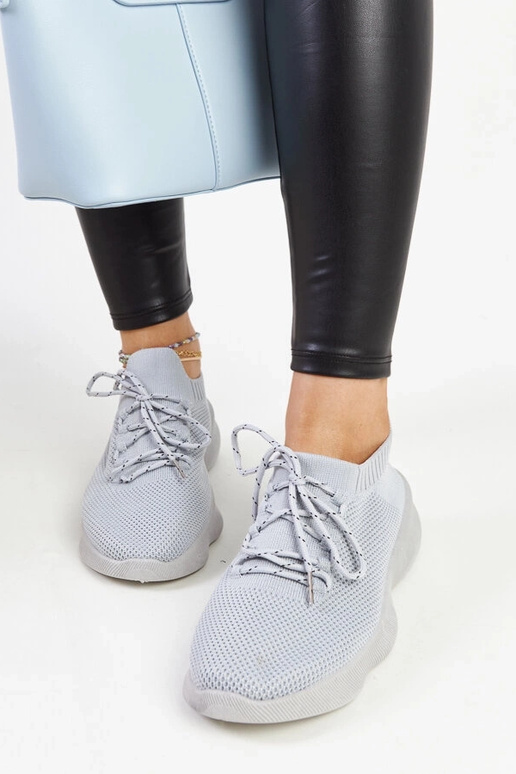 Baskets de sport grises Roshni