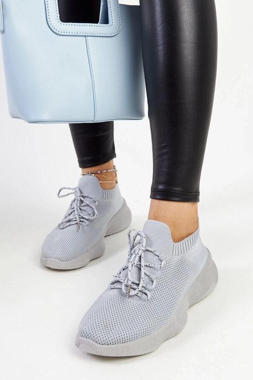 Baskets de sport grises Roshni