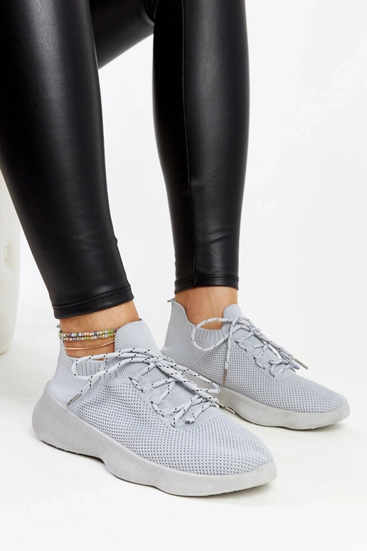 Baskets de sport grises Roshni