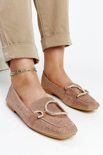 Mocassins Mebrat marron brillant