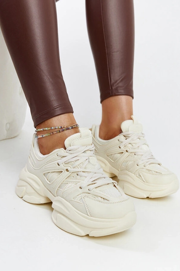 Sneakers de sport beige clair Feaven 2