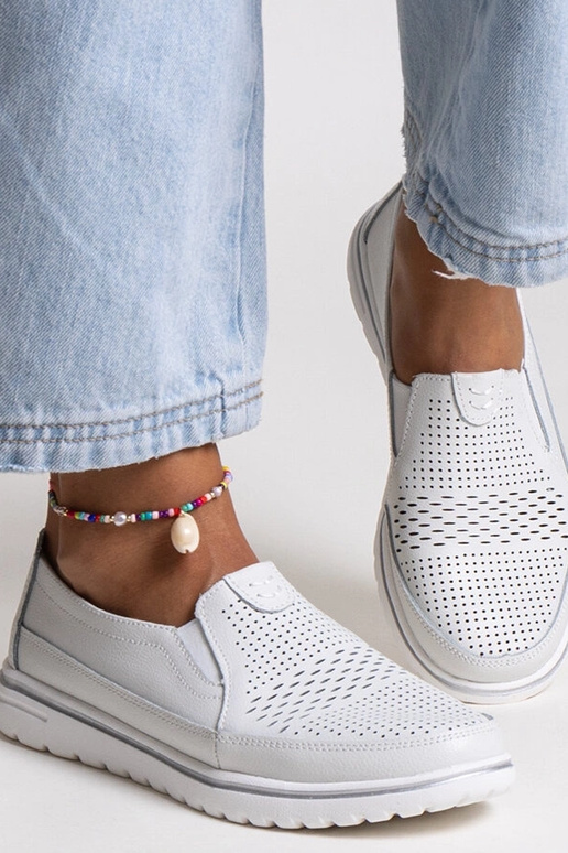 Chaussures en cuir gris clair Vinceza Chaussures en cuir gris clair Vinceza