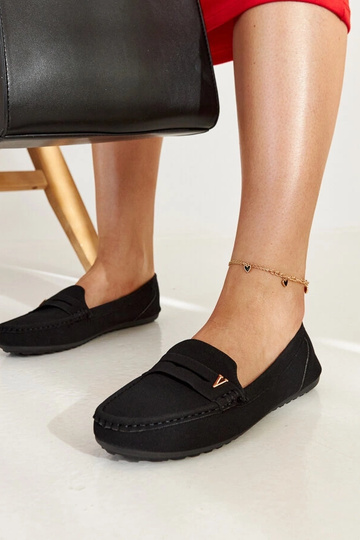 Mocassins noirs avec...